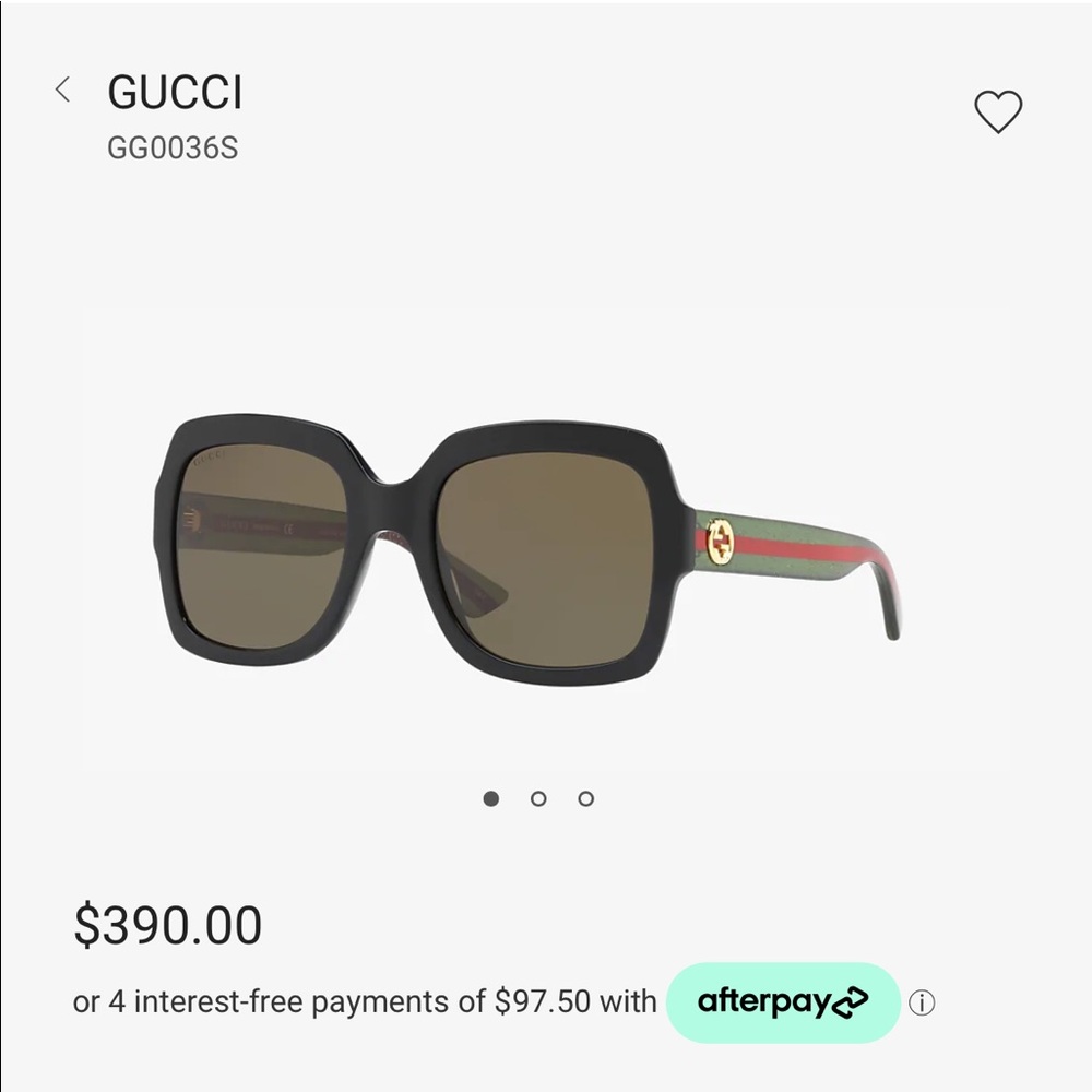 GUCCI SUNGLASSES— Perfect Condition—Come with Case